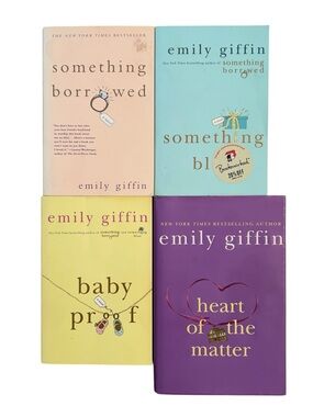 Emily Giffin Book Bundle Something Borrowed Baby Proof Heart of the Matter Set